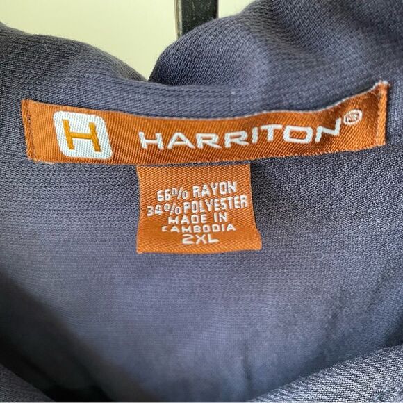 Harriton Big Boy Restaurants Uniform Short Sleeve Button Down Shirt Womens 2XL - Picture 6 of 6